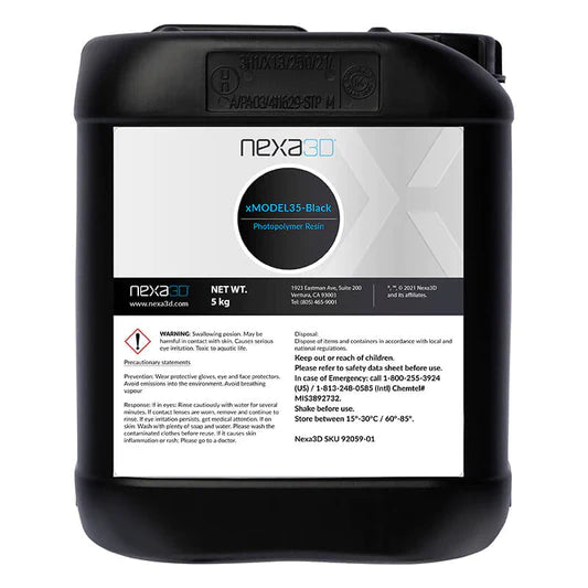 Nexa 3d xMODEL35 UV resin 5KG Black